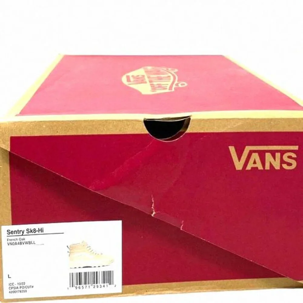 VANS Sk8-Hi Sentry WC Shoe French Oak Suede Canvas VN0A4BVWBLL Women SB Sneakers